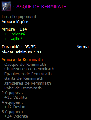 Casque de Remmirath