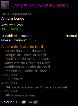 Casque du Drake du Nord