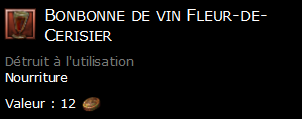 Bonbonne de vin Fleur-de-Cerisier