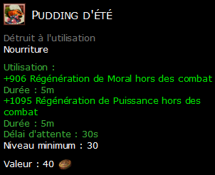 Pudding d'été