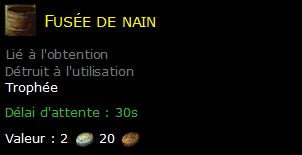 Fusée de nain