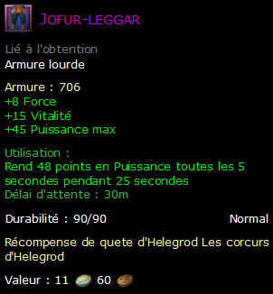 Jofur-leggar