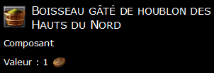 Boisseau gâté de houblon des Hauts du Nord