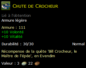 Chute de Crocheur