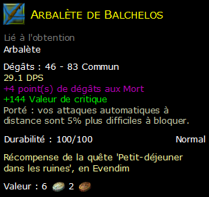 Arbalète de Balchelos