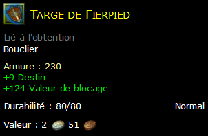 Targe de Fierpied