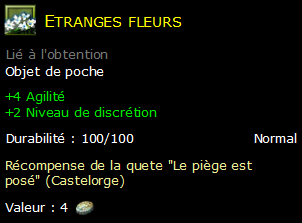 Etranges fleurs