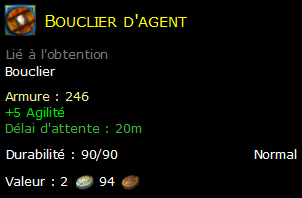 Bouclier d'agent