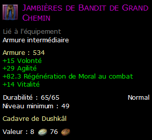 Jambières de Bandit de Grand Chemin