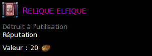 Relique elfique