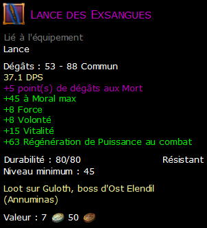 Lance des Exsangues