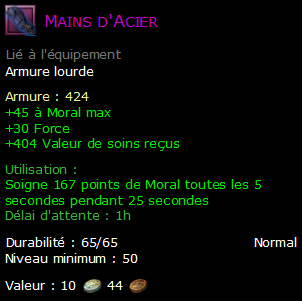 Mains d'Acier