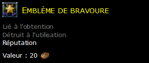 Emblème de bravoure