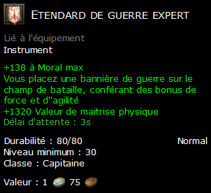 Etendard de guerre expert