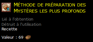 Méthode de préparation des Mystères les plus profonds