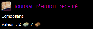 Journal d'érudit déchiré