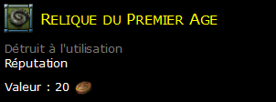 Relique du Premier Age