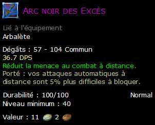 Arc noir des Excès