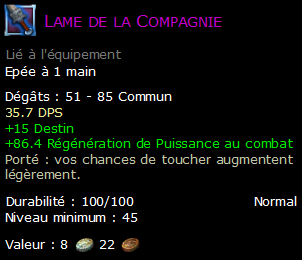 Lame de la Compagnie