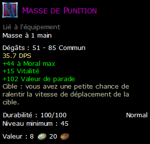 Masse de Punition