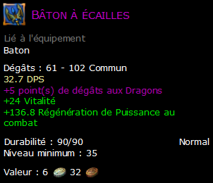 Bâton à écailles