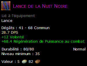 Lance de la Nuit Noire