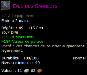 Epée des Sanglots