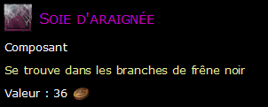 Soie d'araignée