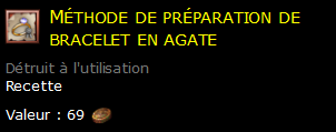 Méthode de préparation de bracelet en agate