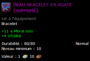 Beau bracelet en agate (supprimé)