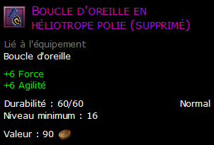 Boucle d'oreille en héliotrope polie (supprimé)