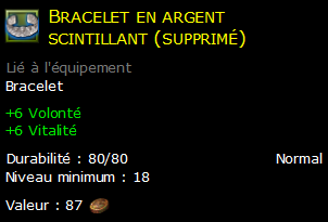 Bracelet en argent scintillant (supprimé)