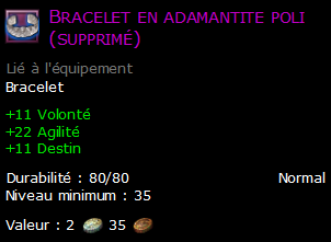 Bracelet en adamantite poli (supprimé)