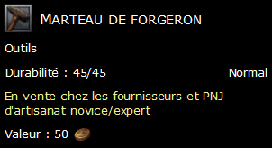 Marteau de forgeron