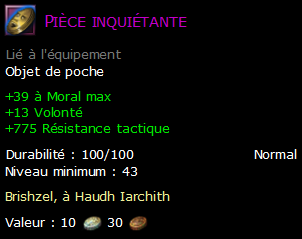 Pièce inquiétante