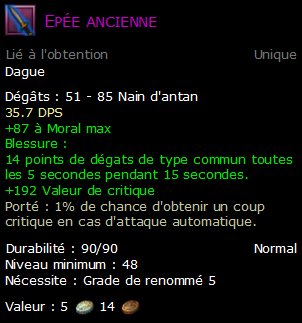 Epée ancienne