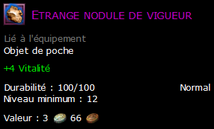 Etrange nodule de vigueur