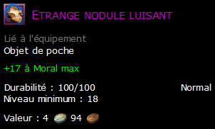 Etrange nodule luisant