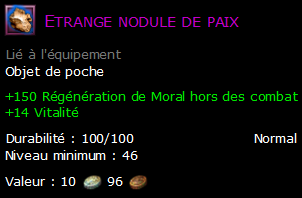 Etrange nodule de paix