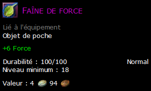 Faîne de force