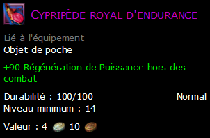 Cypripède royal d'endurance