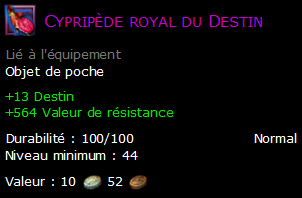 Cypripède royal du Destin