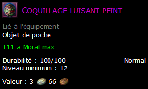 Coquillage luisant peint