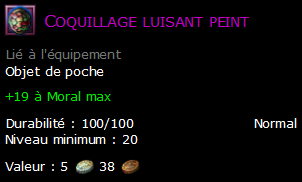 Coquillage luisant peint