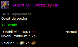 Serre du Destin polie