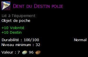 Dent du Destin polie