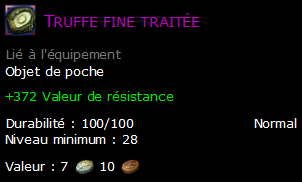 Truffe fine traitée