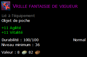 Vrille fantaisie de vigueur