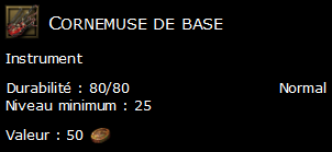 Cornemuse de base