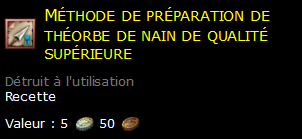 Méthode de préparation de théorbe de nain de qualité supérieure